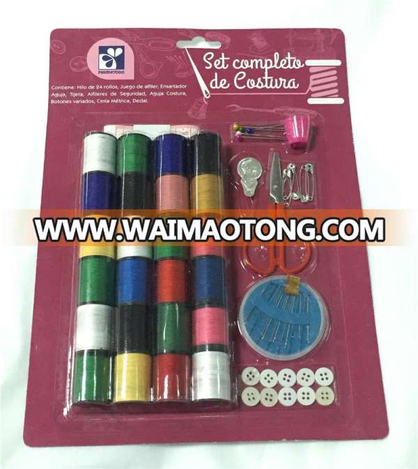 Promotional Travel Sewing Kits, Customized Package and Brand Logo Design